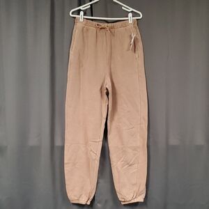 M Tall Old Navy Tan Jogger Pants Nwt